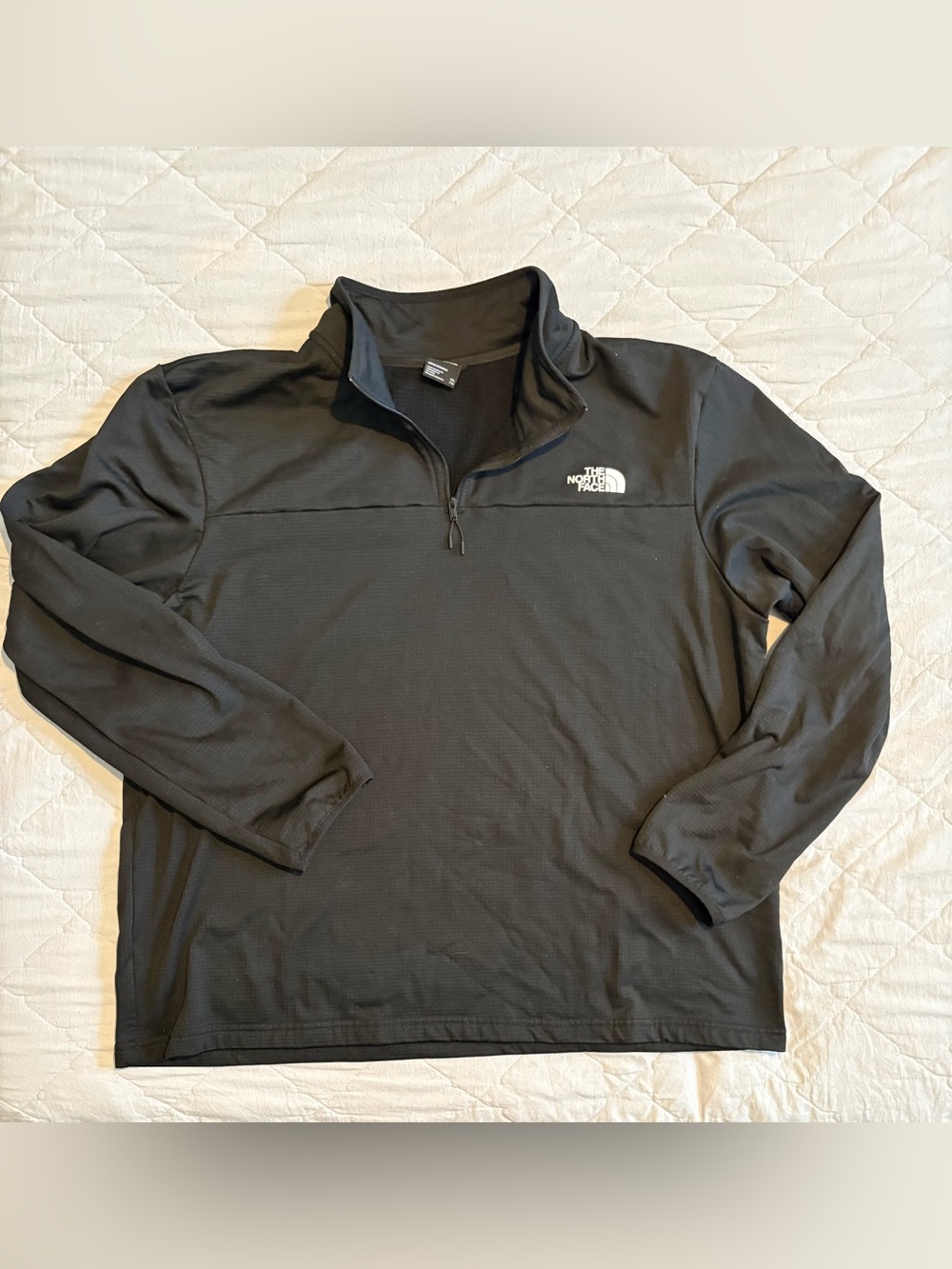 The North Face Black Lightweight Quarter-Zip Pullover